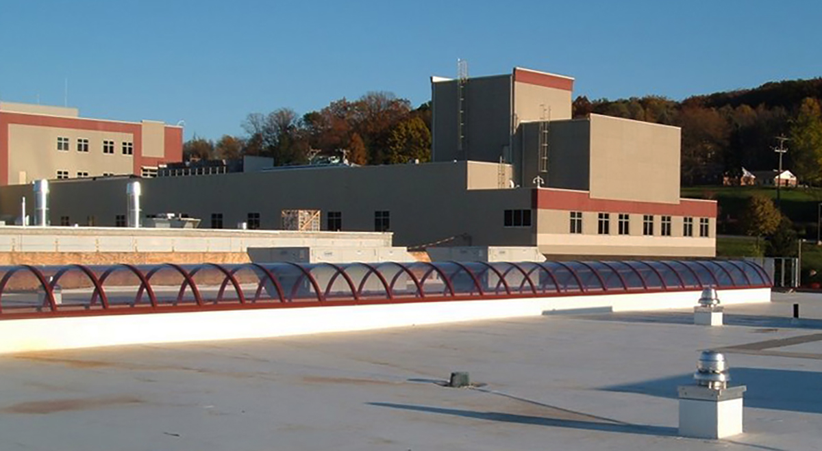 Skylight over pool Cavalier